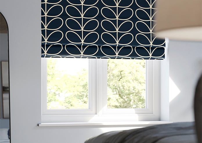 Orla Kiely Jumbo Linear Stem, Whale - Twist&Fit Roman Blind - Image 5